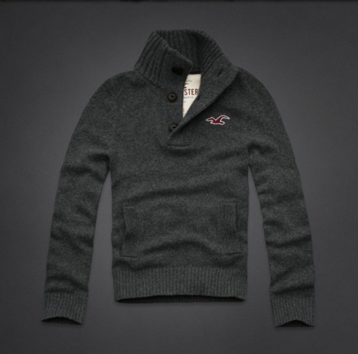 Hollister Hombres Ponte de pie de cuello Jersey HCO3866